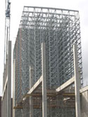 Hochregalbau